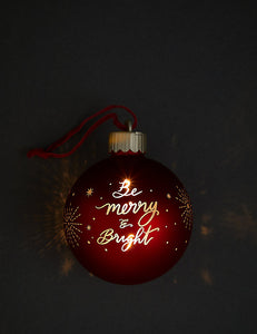 Light Up Merry & Bright Bauble
