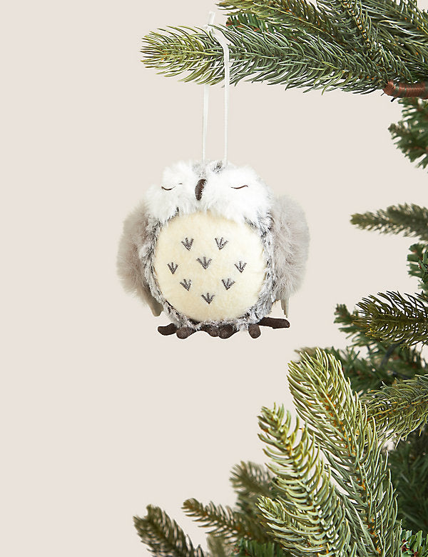 Owl Hanging Tree Decoration
