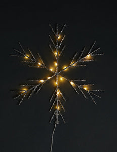 Light Up Snowflake In Tree Decoration